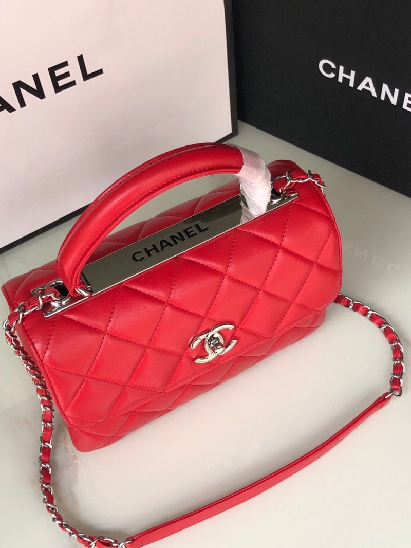 Ch**el top handle bags